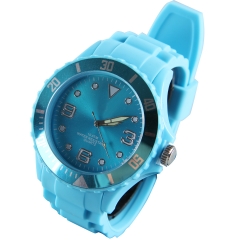 10ATM Silicone Wrist Watch 43MM Unisex for Christmas gift Promot
