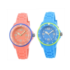 Candy Color Kids Rubber Watch for Christmas Day
