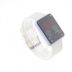silicon watch smart watch with more functions watch white color watch