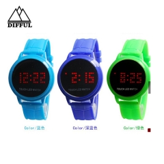 LED watch within colorful watch silicon material high quality hot sale watch