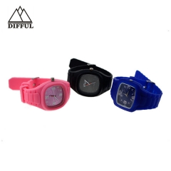 silicon material more colors watch high quality unisex watch jelly watch