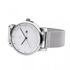 New style custom logo man simple Quartz wrist watch