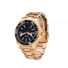 OEM Gold man vogue stainless steel Quartz wrist watch