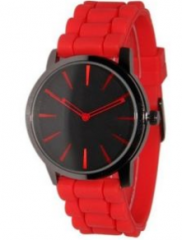 silicon rubber strap watch with high quality and hot sale high quality quartz sports watch