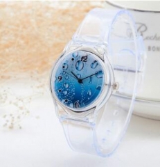 silicon rubber strap watch with high quality and multiple dial face watch