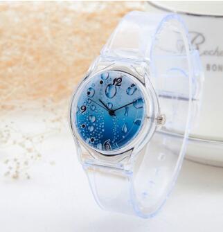 silicon rubber strap watch with high quality and multiple dial face watch